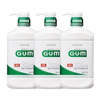 ガム（G･U･m）・デンタルリンス【レギュラータイプ】960ml 3本セット