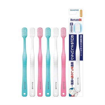 バトラー（BUTLER）お口にやさしいブラシ 6本セット