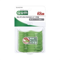 ガム（G･U･m）デンタルフロス＆ピックY字型30本 3セット