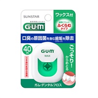 ガム・デンタルフロス40M［ワックス ふくらむタイプ］3個セット
