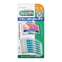 ガム・ソフトピック カーブ型30本 SS～M（やや細いタイプ）3個セット