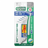 ガム・歯間ブラシL字型10本 サイズSSS 3個セット