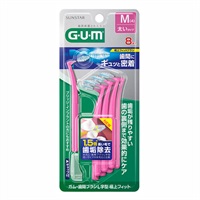 ガム・歯間ブラシL字型 極上フィット8本入りM(4)