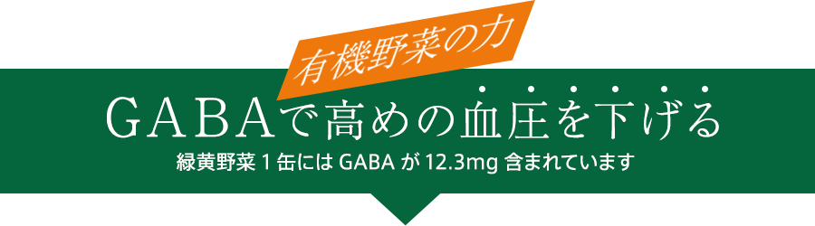 GABAで高めの血圧を下げる