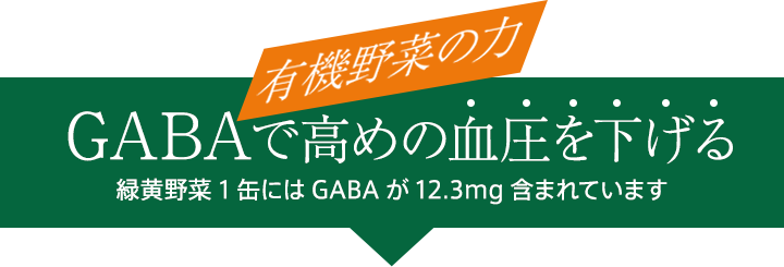 GABAで高めの血圧を下げる