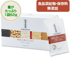 量がたっぷり1袋62g・食品添加物・保存料無添加